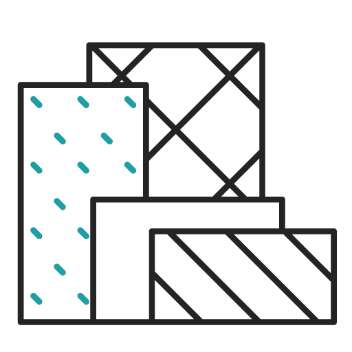 Wardrobe materials and finishes selection in wardrobe price calculator