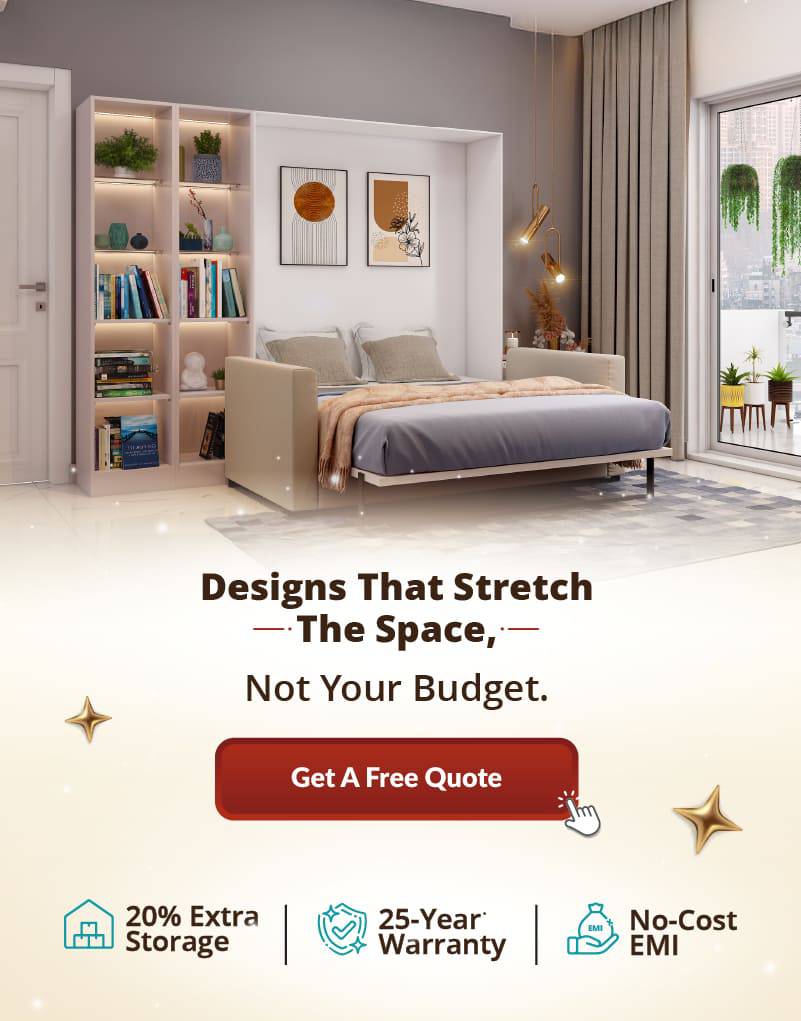 Home interiors designed by best interior designers in Bangalore, Mumbai, Hyderabad, Chennai, Kolkata, India