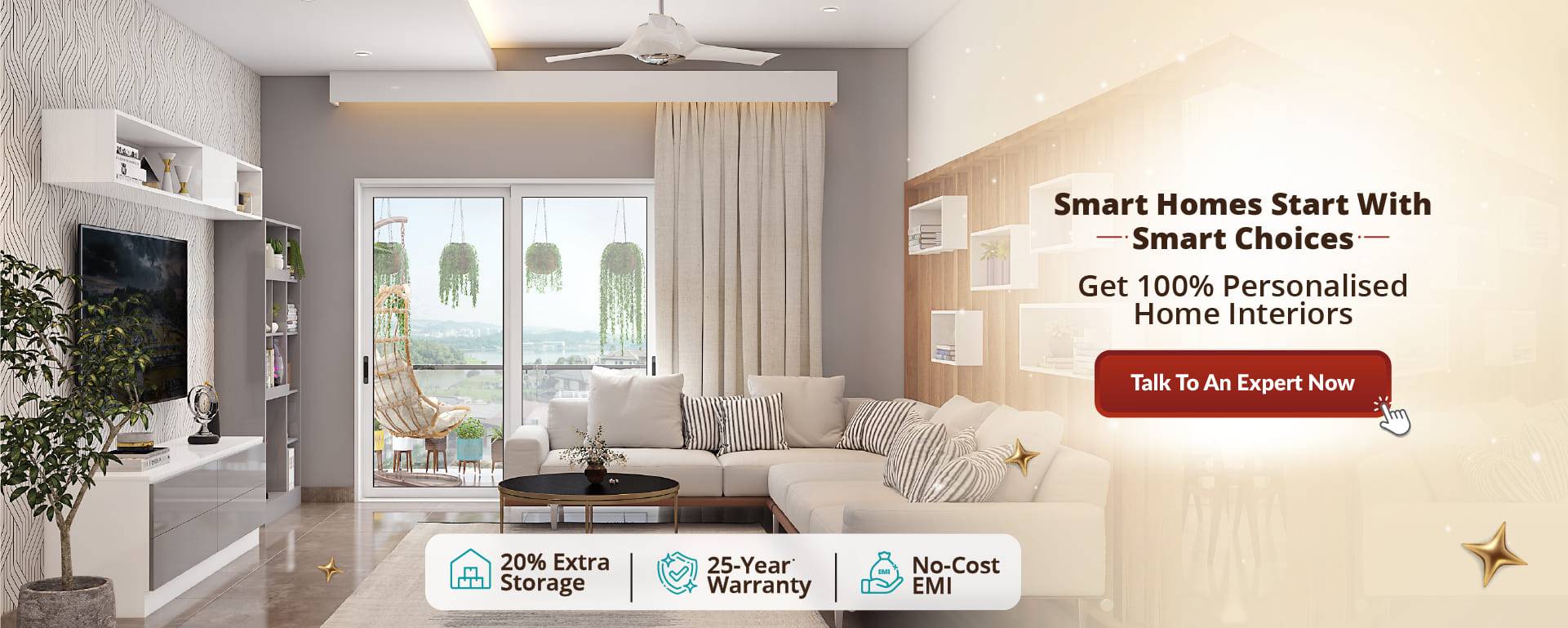 Top interior designers in India providing space-saving solutions for your home interiors