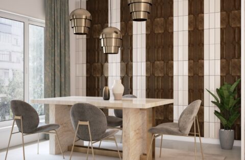 Dining room accent wall for your home to look luxurious and elegant