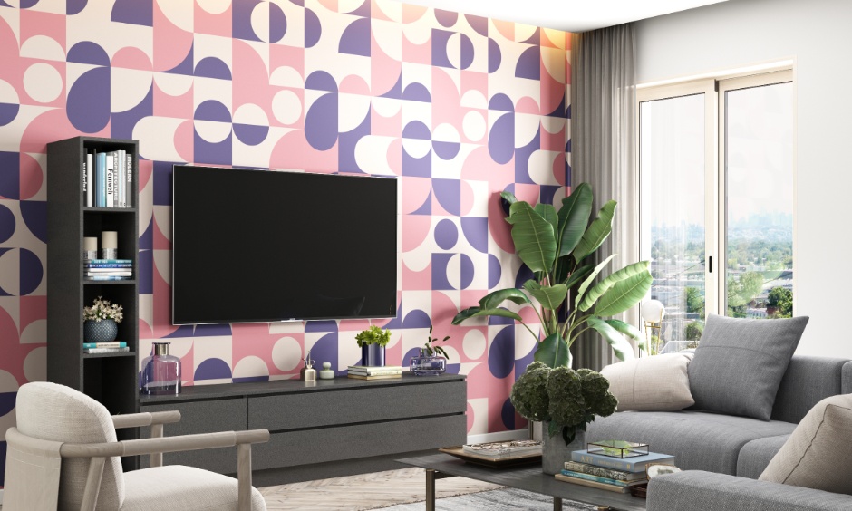 Modern abstract wallpaper designs which add depth and character to the space