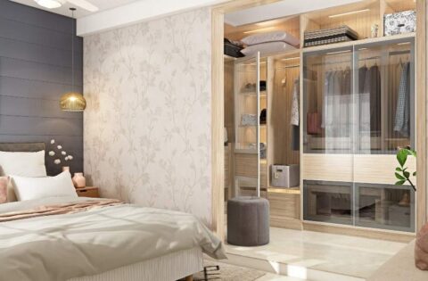 Wardrobe cost varies based on materials, finishes, and storage design in modern homes