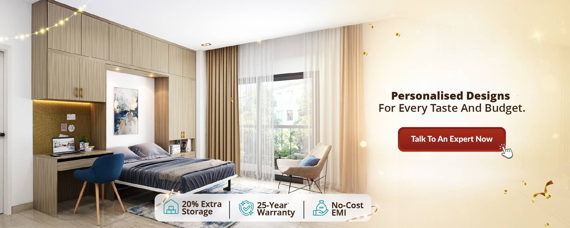 Top interior designers in India providing space-saving solutions for your home interiors