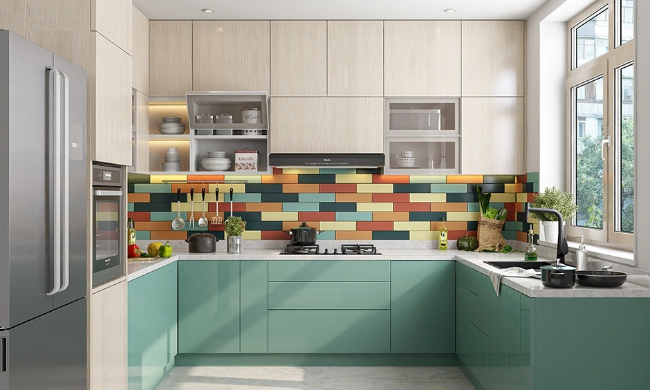 Sealed cabinet edges help prevent moisture damage and extend kitchen cabinet durability