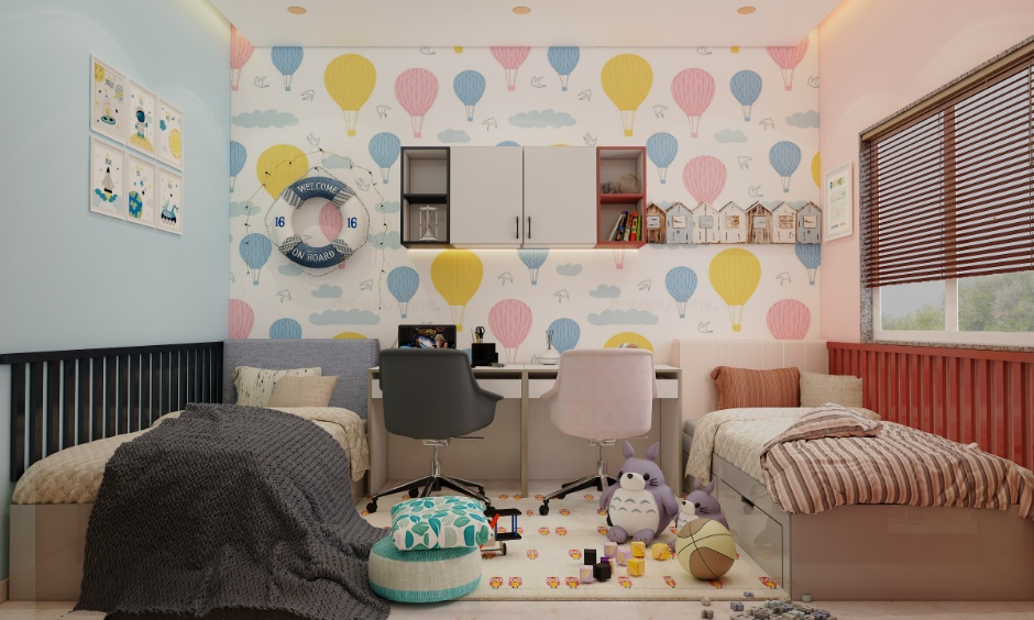 Trend in kids' bedroom design prioritises safety with rounded furniture and non-toxic materials.