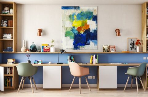 Ideal study table height for the home office for healthy sitting posture