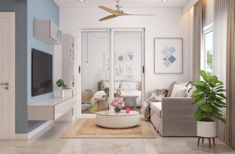 PVC vs WPC interior design comparison for modern living room spaces