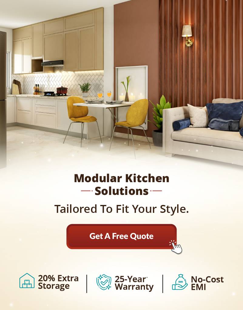 Home interiors designed by best interior designers in Bangalore, Mumbai, Hyderabad, Chennai, Kolkata, India