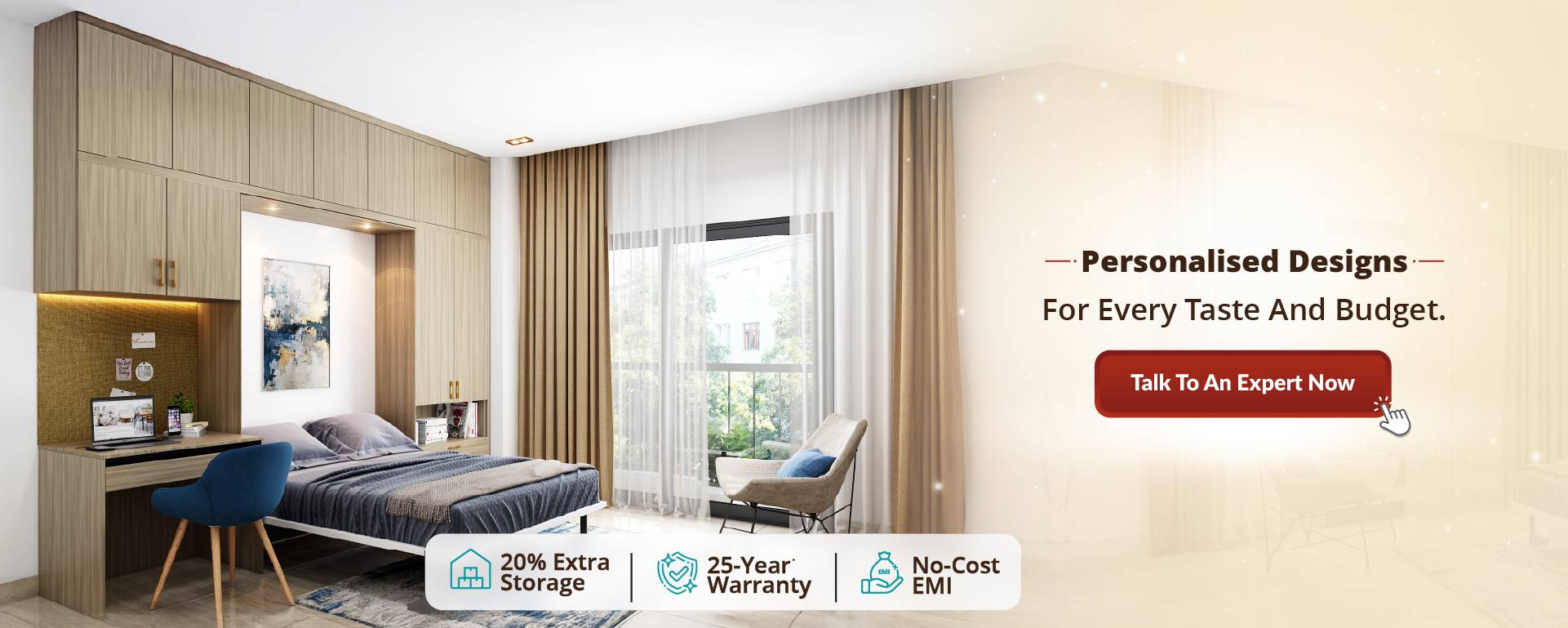 Top interior designers in India providing space-saving solutions for your home interiors