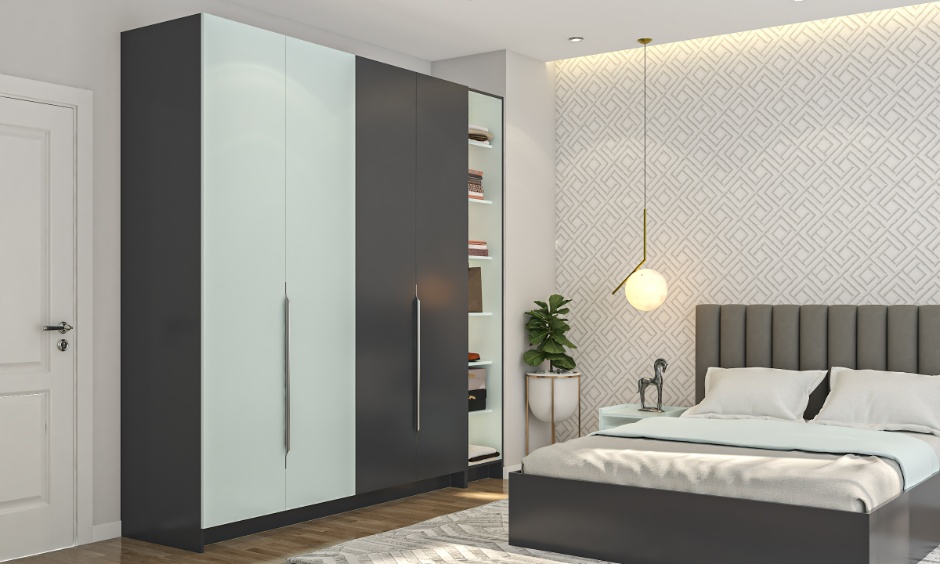 Good quality HDMR sheet wardrobe with smooth surface, clean edges, and durable shutters.