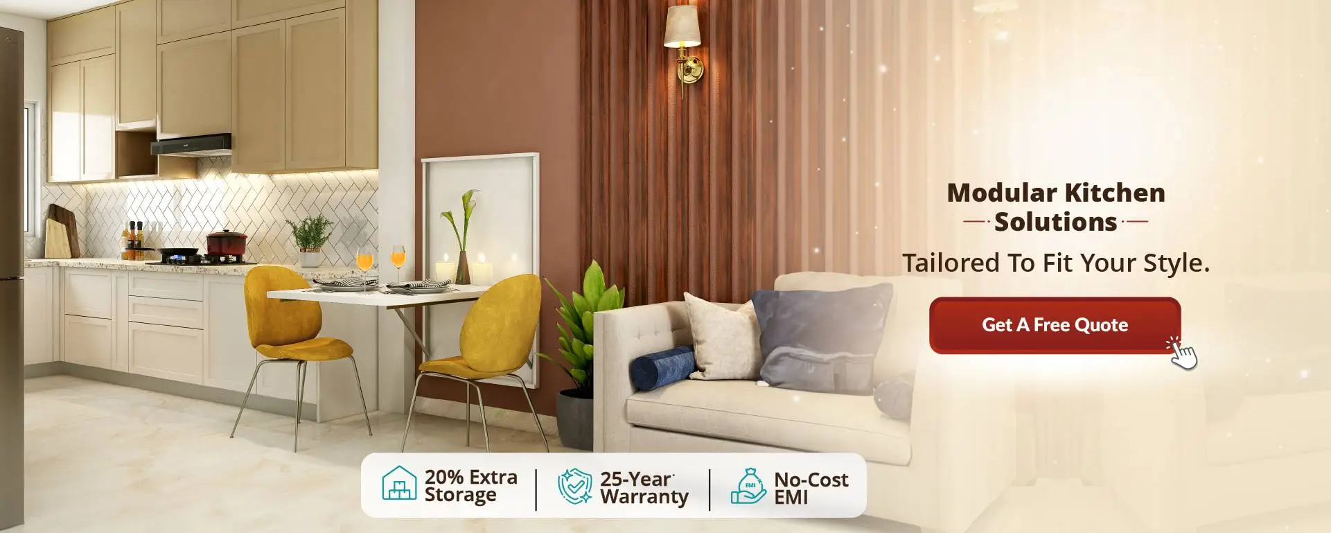 Home interiors designed by best interior designers in Bangalore, Mumbai, Hyderabad, Chennai, Kolkata, India