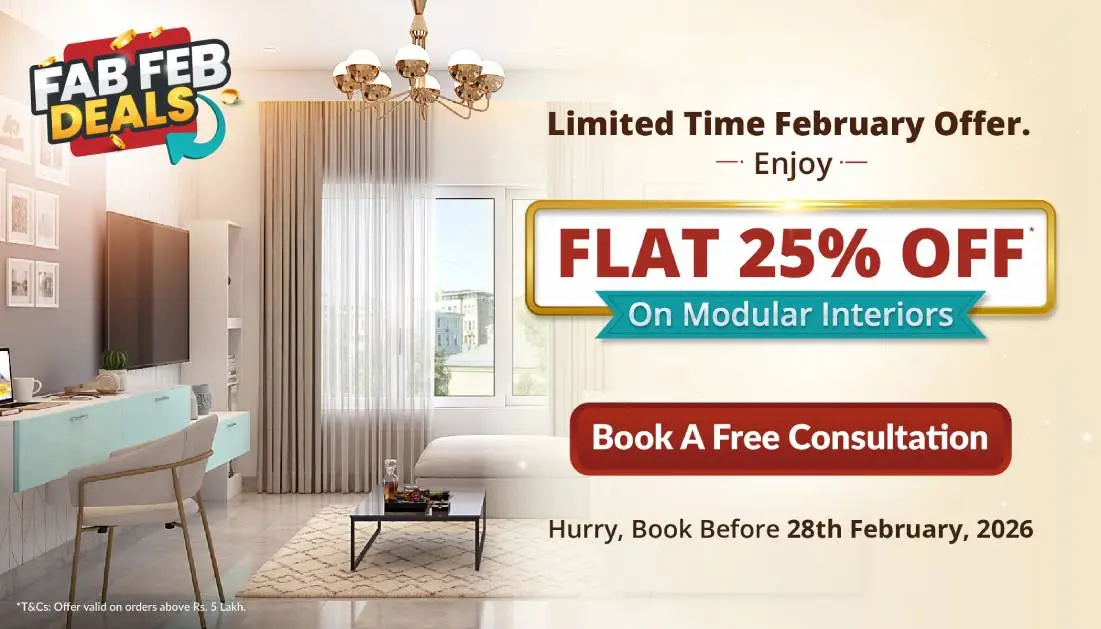 DesignCafe New Year Offer: Save 25% on Home Interior