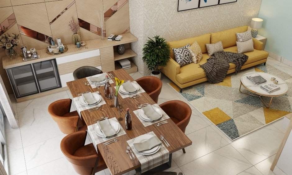 Per‑sq ft interior design cost for a 2BHK in Delhi: budget ₹1,800‑2,200, mid‑range ₹2,500‑3,500, luxury ₹4,000‑6,000+.