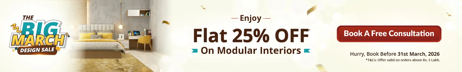 DesignCafe New Year Offer: Save 25% on Home Interior