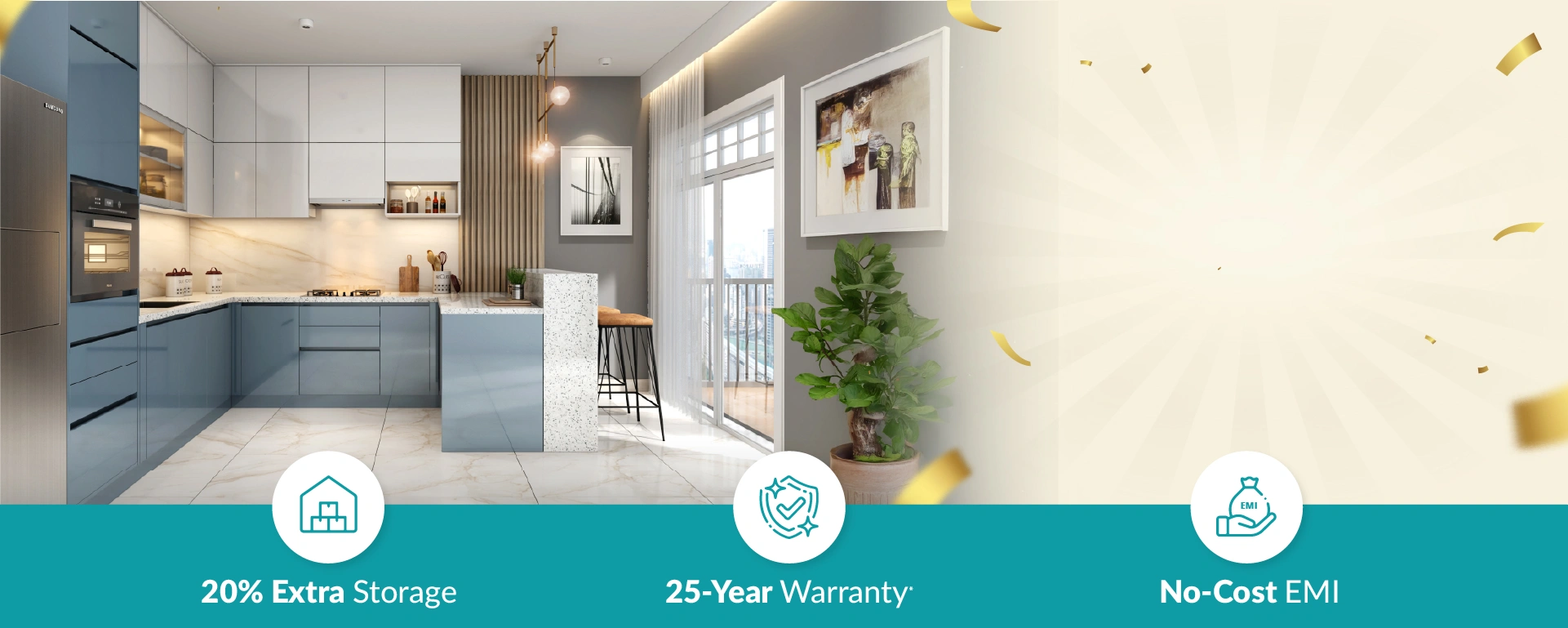 Modular kitchens in Noida designed for every home