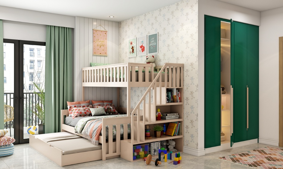 Cost-effective kids' playroom ideas using repurposed furniture and simple play equipment for a flexible kids’ space.
