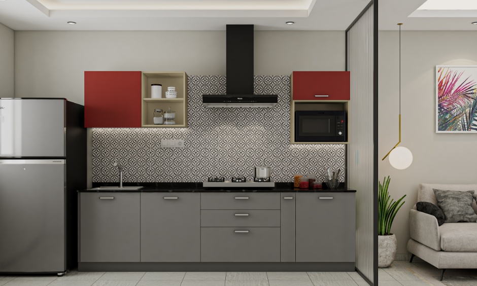 Affordable luxury kitchen ideas showcasing simple upgrades like open shelving and new countertops.