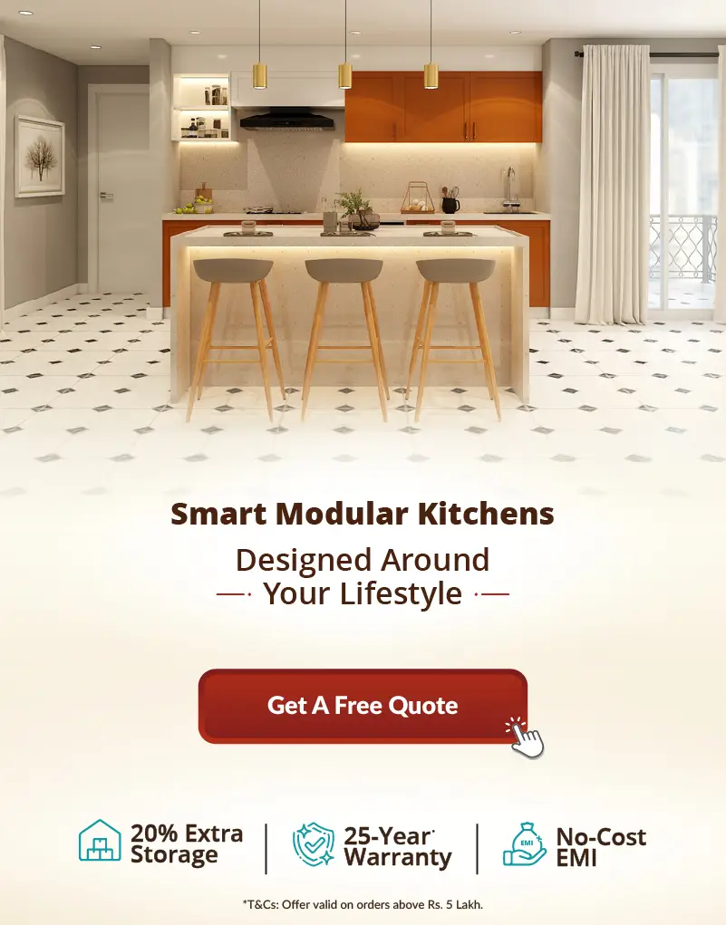 Home interiors designed by best interior designers in Bangalore, Mumbai, Hyderabad, Chennai, Kolkata, India