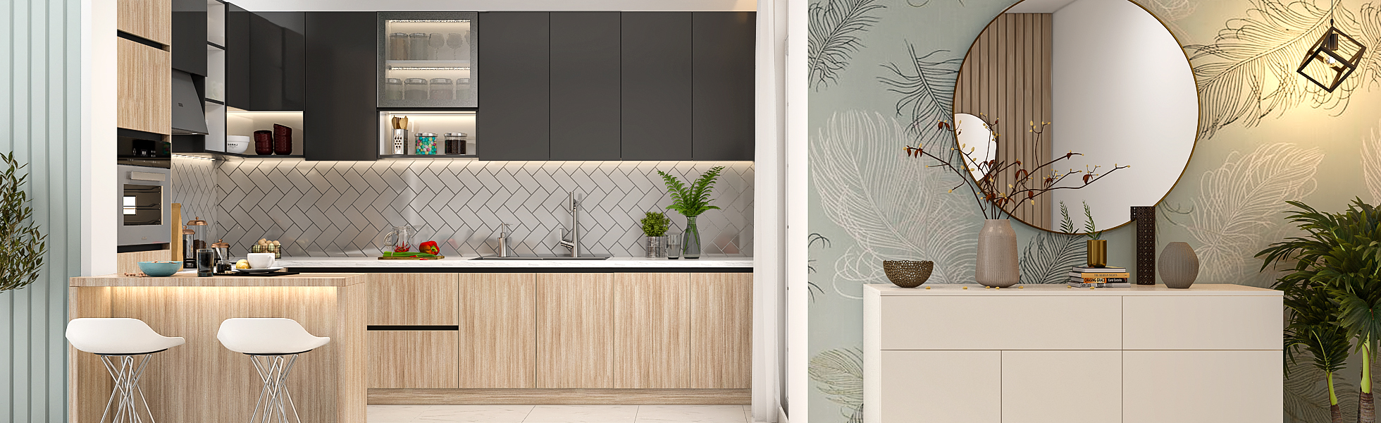 Interior designers in Faridabad Haryana for home interiors.