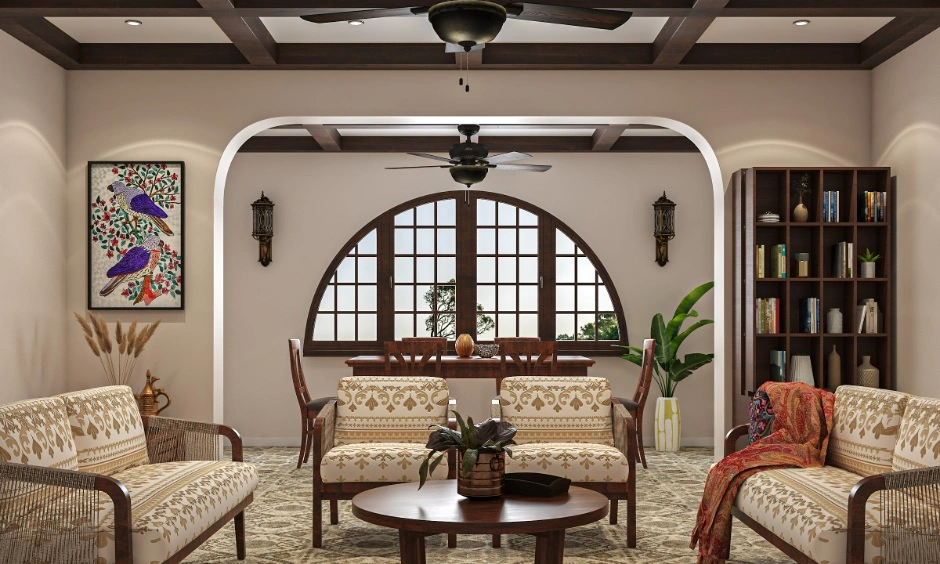 Interior design reshapes spatial planning while working within architectural structure.