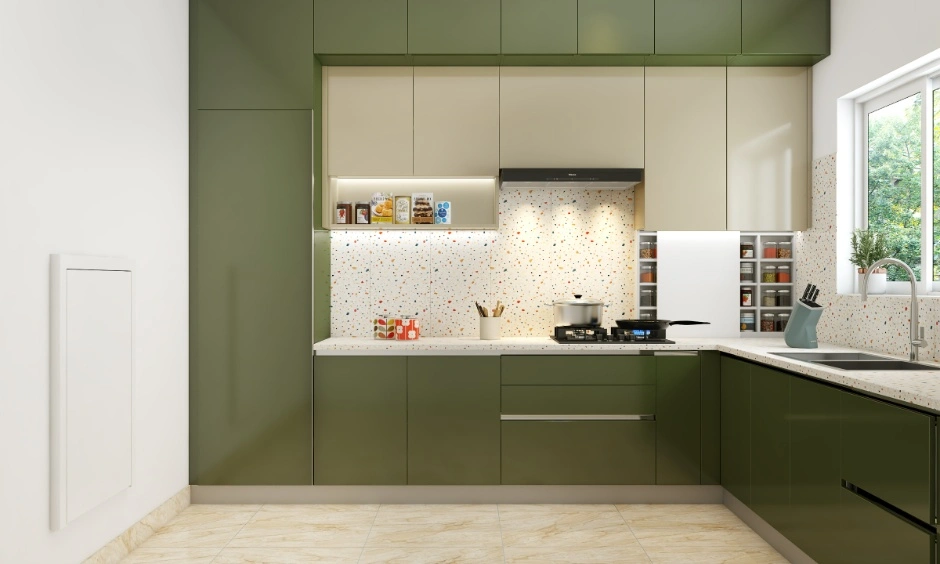 Select casement windows with proper clearance, durable frames, and suitable kitchen styling.