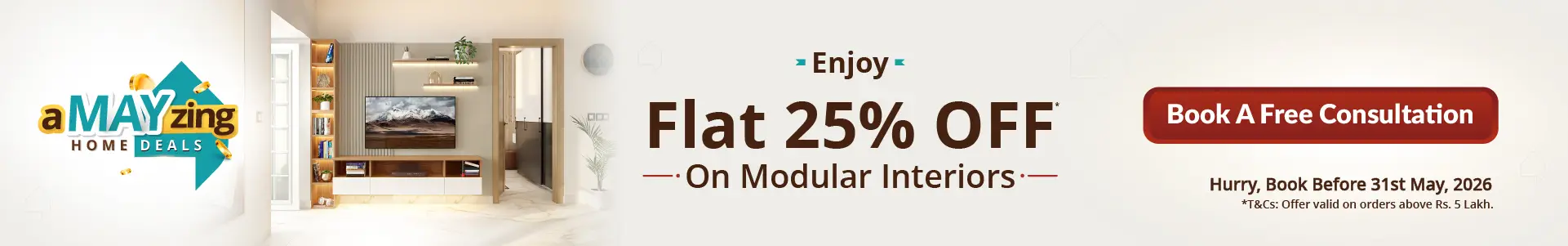 DesignCafe New Year Offer: Save 25% on Home Interior