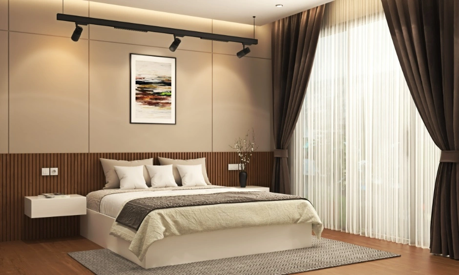 Modern bedroom false ceiling trends feature clean lines and soft ambient lighting.