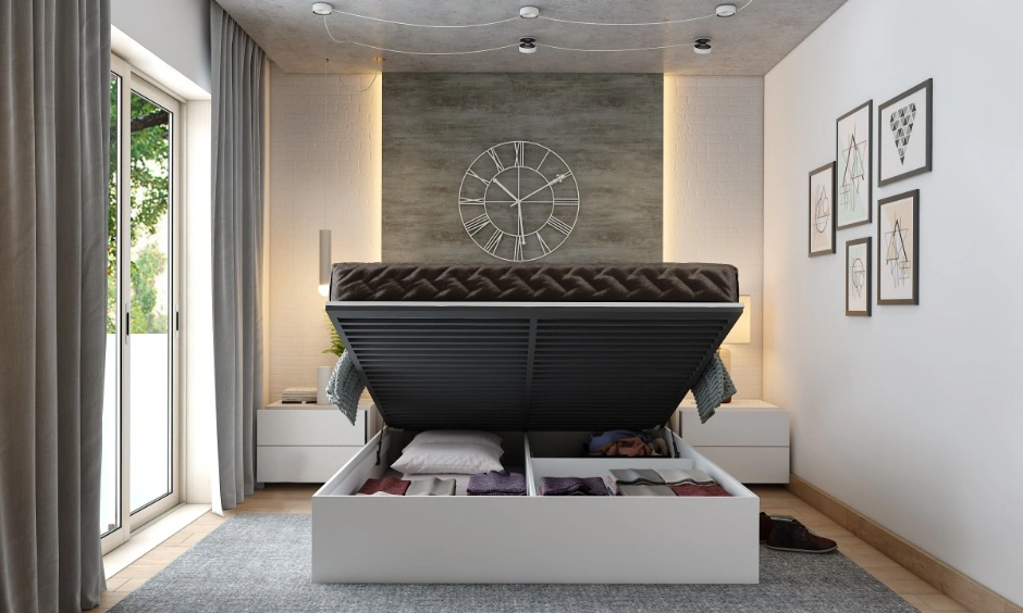 Poor ceiling layout and lighting placement can make a bedroom feel smaller.
