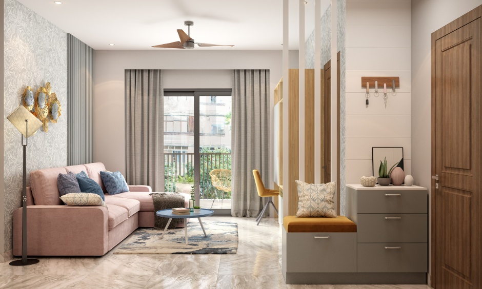 Living room size for family of five requires 150 to 200 square feet seating zone.