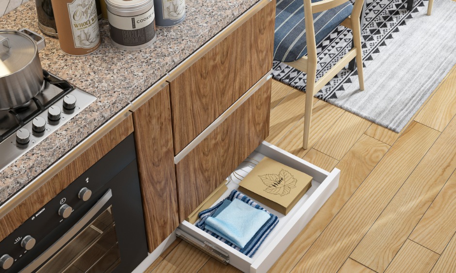 Soft close hinges cost 150 to 600 rupees each full kitchen upgrade adds 8000 to 25000 rupees.