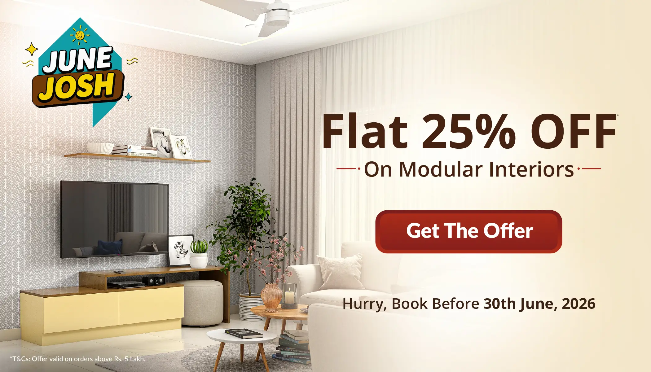 DesignCafe New Year Offer: Save 25% on Home Interior