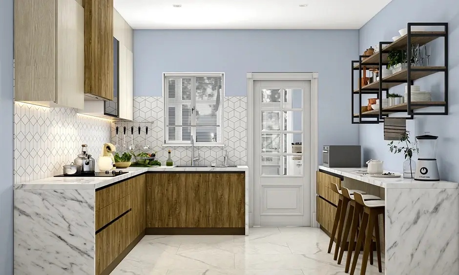 Moisture-resistant plywood helps prevent warping and structural damage in kitchens.