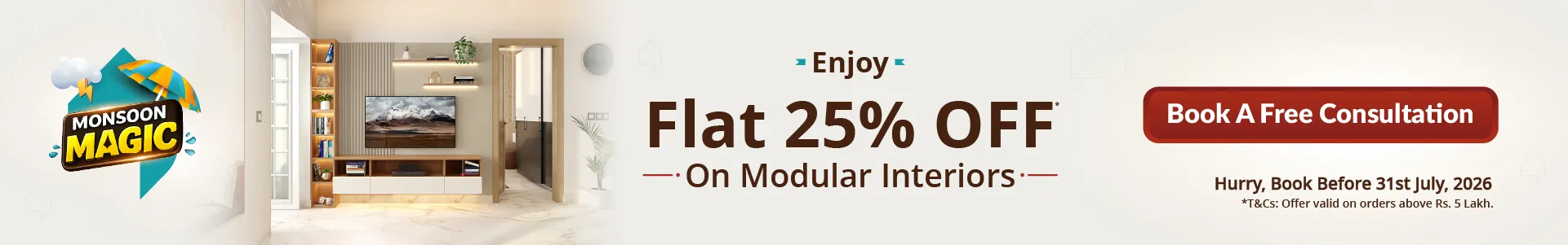 DesignCafe New Year Offer: Save 25% on Home Interior