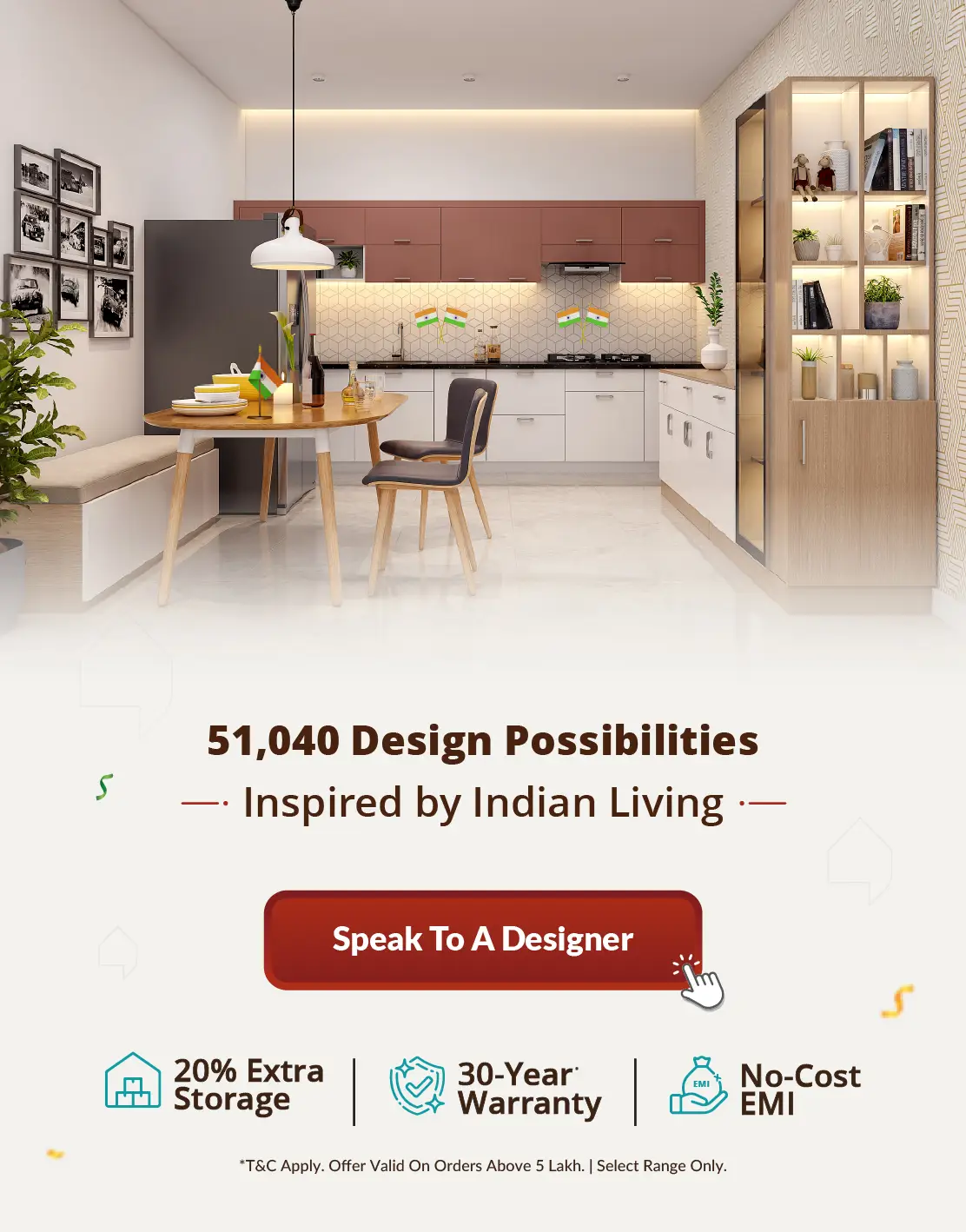 Top interior designers in India providing space-saving solutions for your home interiors