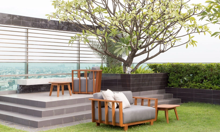 A south-west facing home with a raised and grounded exterior reflects Vastu stability principles.