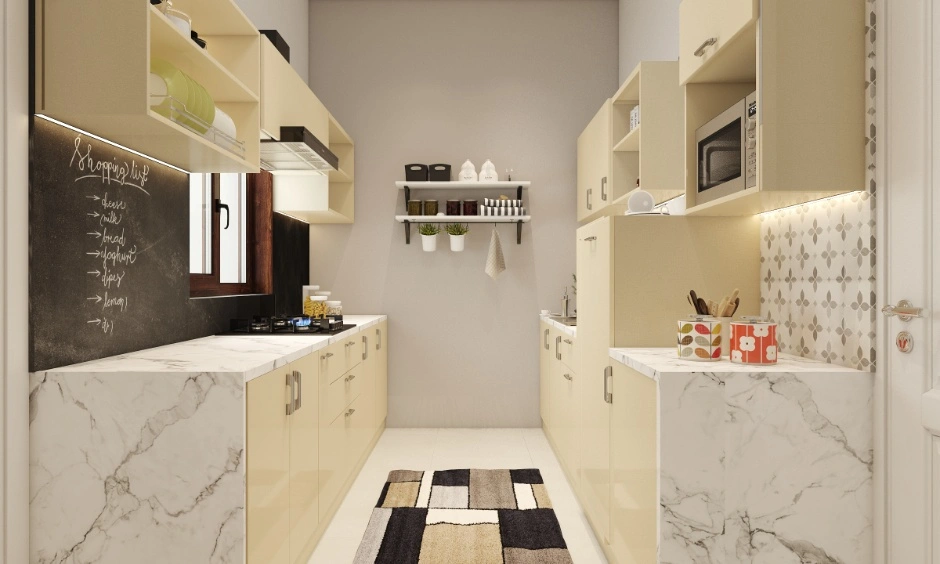 Small and narrow galley kitchen storage solutions that maximise space