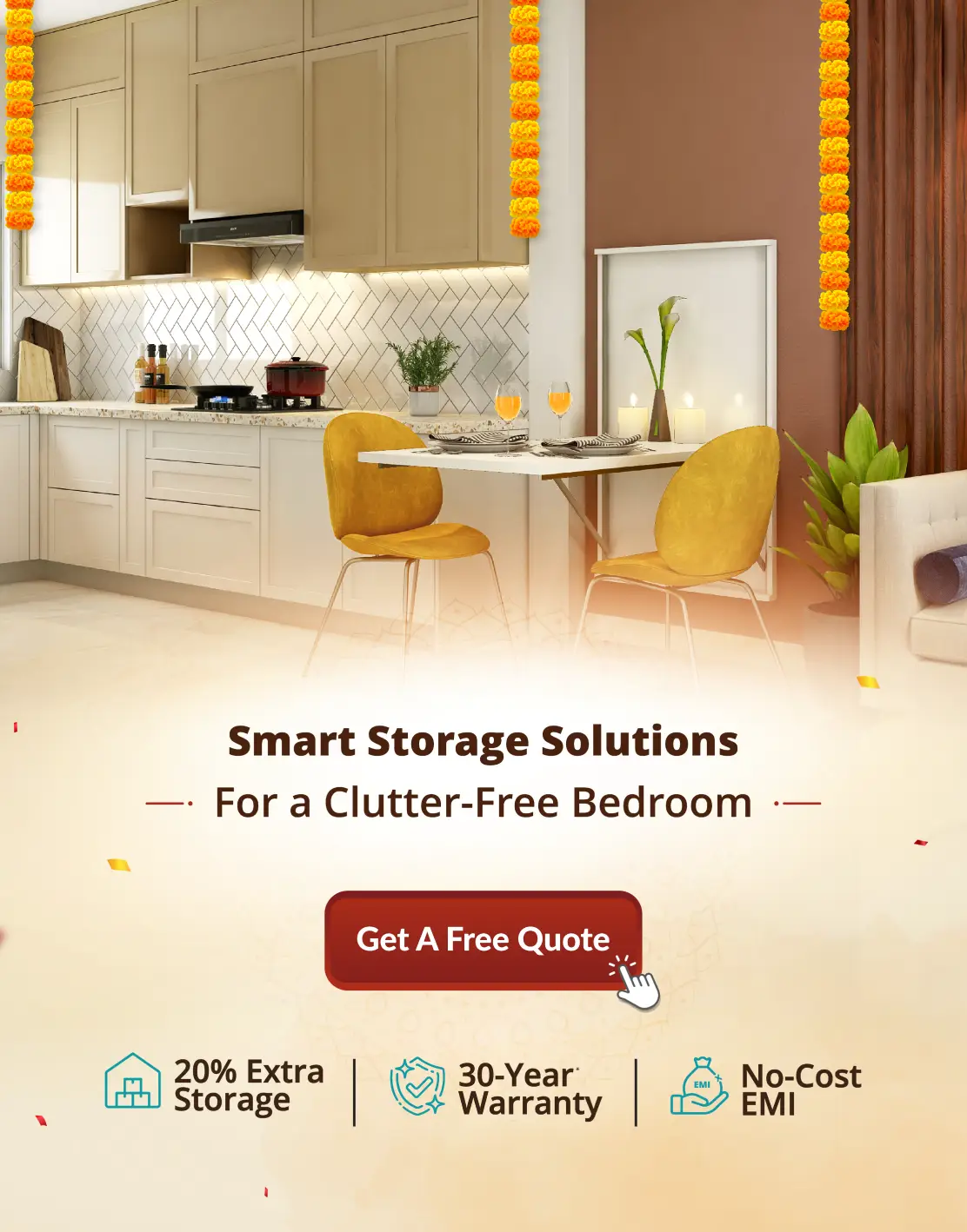 Home interiors designed by best interior designers in Bangalore, Mumbai, Hyderabad, Chennai, Kolkata, India