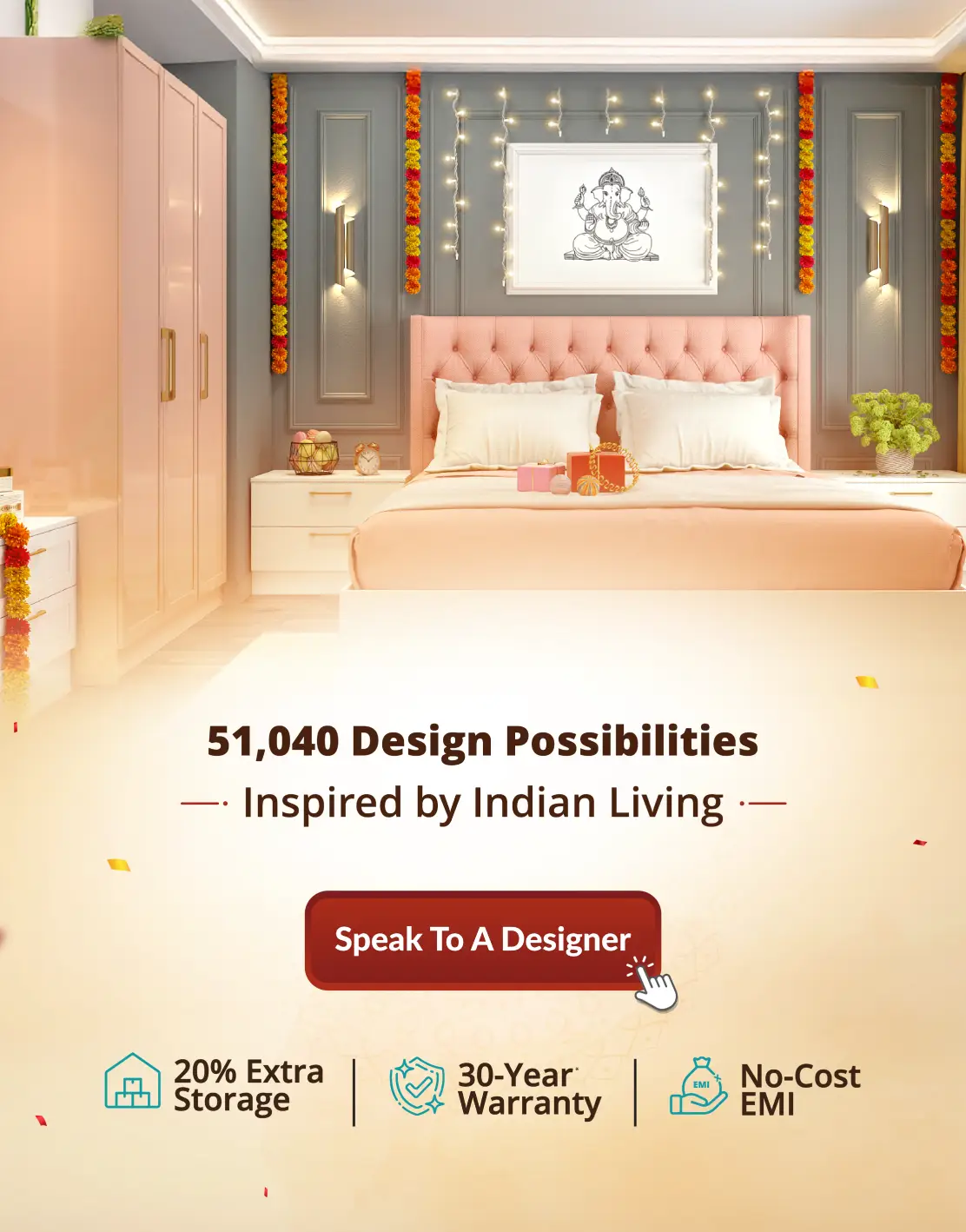 Top interior designers in India providing space-saving solutions for your home interiors
