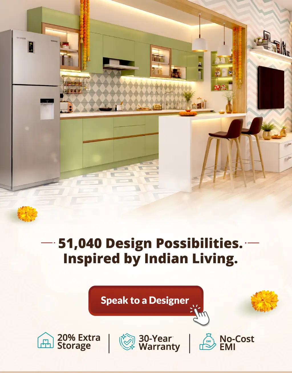 Top interior designers in India providing space-saving solutions for your home interiors